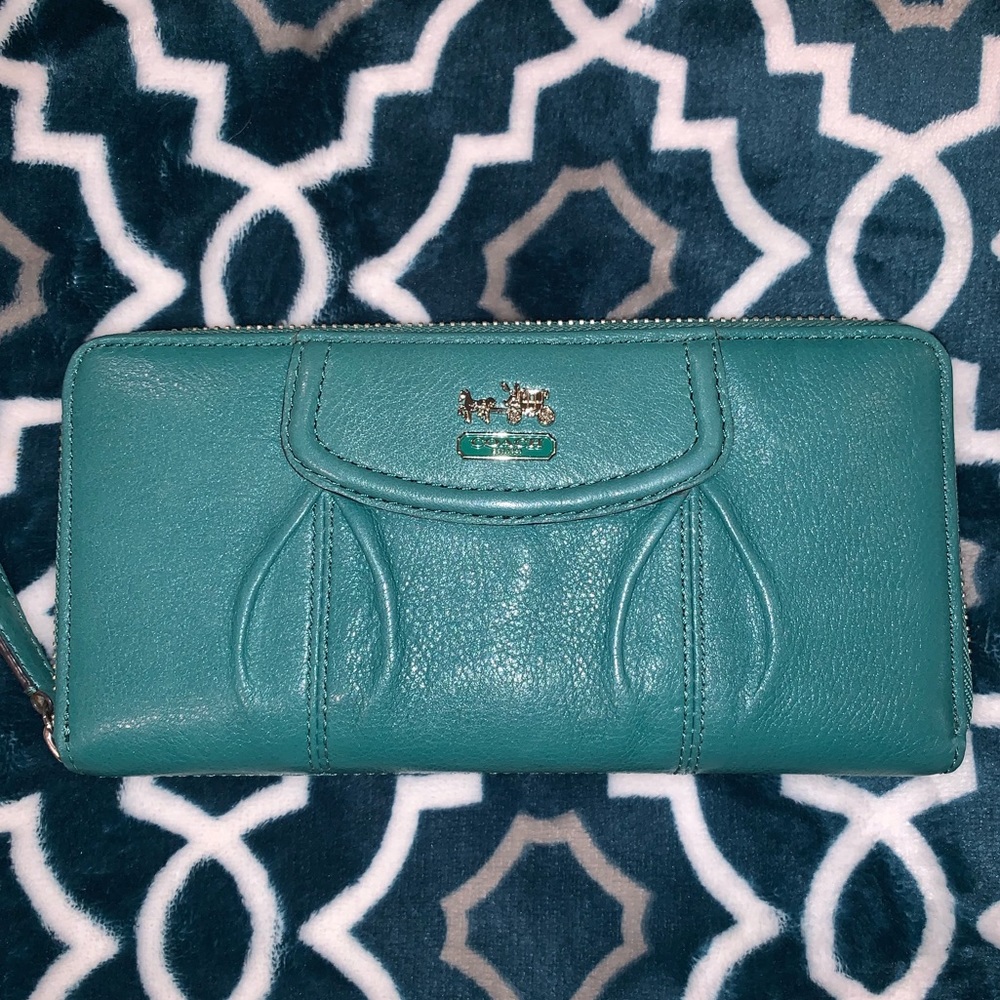 Coach Madison Accordion Wallet - Aegean